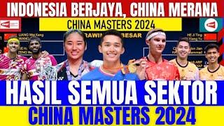 WOW PENUH KEJUTAN‼️ UNGGULAN CHINA BANYAK KALAH, INDONESIA BERPESTA..!! Hasil Lengkap Semifinal.