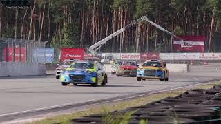 LATVIAN - LITHUANIAN RALLYCROSS CHAMPIONSHIP 6th Round Bikernieki 2023 Crash Action Jump