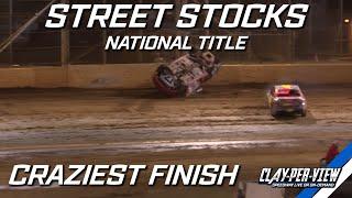 Street Stocks | Craziest Finish Ever - National Title - Bunbury - 5th Mar 2023 | Clay-Per-View