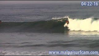 Surfing, www malpaisurfcam com 04 22 16 Surf Santa Teresa Mal Pais Costa Rica