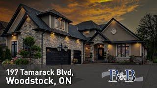 197 TAMARACK Boulevard, Woodstock, Ontario N4S 0E4