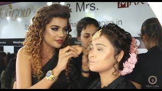 Day 1 - Professional Beauty Exhibition (Mumbai) 2019 By BIJAL GADA MAKEOVERS