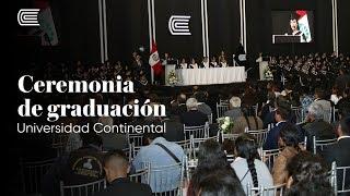 Ceremonia de graduación de la Universidad Continental