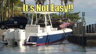It's Not As Easy As It Looks!! | 79th Street | Miami Boat Ramps | Broncos Guru | Wavy Boats
