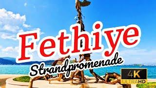 Die Strandpromenade von Fethiye, 4K, UHD, VLOG