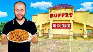 Eating At Chinese Buffets For 24 HOURS! ALL YOU CAN EAT Mukbang Challenge!