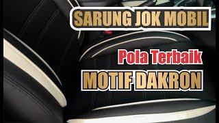 pasang sarung jok mobil Avanza 2023 Produksi BOGES CAR motif Dakron #sarungjokmobil #coverjokmobil