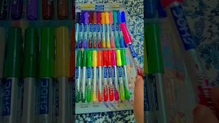 Unboxing My New Doms Brush Pens26 Shades|| Areeba's Art & Craft