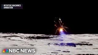 American spacecraft makes historic moon landing