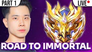 PUSH RANK KE IMMORTAL (MOBILE LEGENDS) LIVE #mlbbidcreator