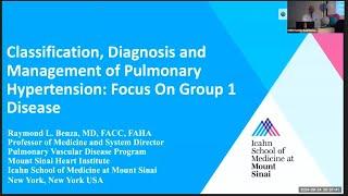 Classification, Diagnosis, and Management of Pulmonary Hypertension: Focus on Group 1 Disease