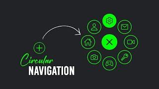 Circular Navigation using CSS & Javascript