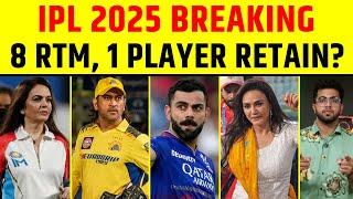 BREAKING: IPL 2025 BIG UPDATES, आने वाला है बड़ा CHANGE ! 1 PLAYER HOGA RETAIN ?