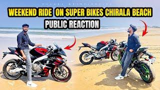 Hyderabad to chirala Beach  | weekend ride | chandu manoj | Telugu