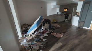 A North Texas homeowner described how a squatter took over her home