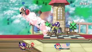 SSB5 - online match - inkling VS ness ( 3 stocks - FD )