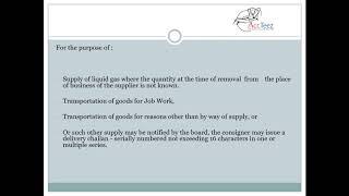 Transportation of Goods Without Issue of Invoice