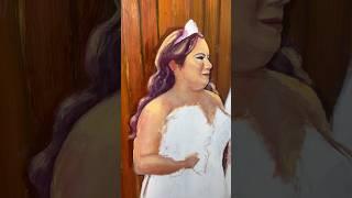 Art process #liveweddingpainting #liveart #wedding #livepainting #portraitpainting #weddingart #arte