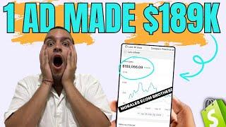 One Single Ad Set Could Make You Thousands of Dollars! | Shopify Dropshipping