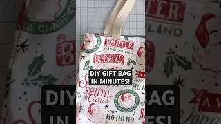 Sew this Bag in Minutes! Watch FULL tutorial #sewing #diy #reusablebag
