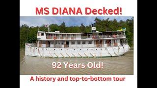 DIANA Decked!  A history and top-to-bottom tour of Gota Canal Cruises 92-year old vessel)