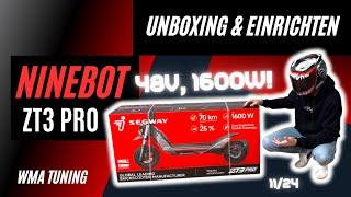 Endlich! Segway ZT3 Pro Unboxing & einrichten - 48V 1600W