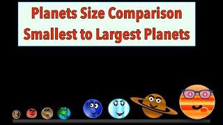 #planet #solarsystem Planet Size Comparison || Smallest to Largest Planet