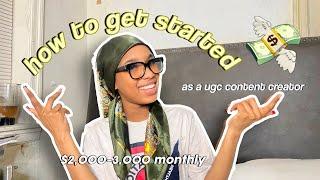 ugc content creator beginner |  getting started, setting rates, essentials for creating content