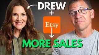 How Drew Barrymore Helps Etsy Sellers Get More Sales