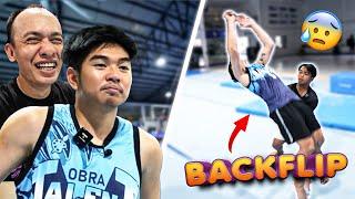 MATUTO ng BACKFLIP for the FIRST TIME! | MUNTIK ng MAAKSIDENTE!