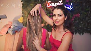 ASMR: EXAME DE SENSIBILIDADE NO COURO CABELUDO EM PESSOA REAL | Sweet Carol