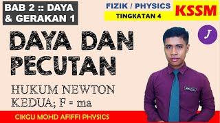 Tutorial 2.6 A DAYA DAN PECUTAN (F=ma)