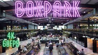 【4K】LONDON WALKING TOUR - BOXPARK WEMBLEY and WEMBLEY WAY -  London under Tier 2 Lockdown