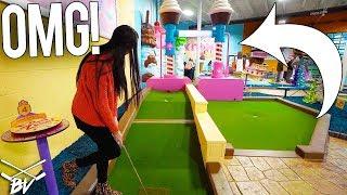 THE BEST MINI GOLF GAME EVER! - MOST HOLE IN ONES EVER?!