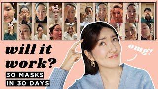 I used 1 Sheet Mask Everyday for 30Days & this is what happened #1sheetmask1day