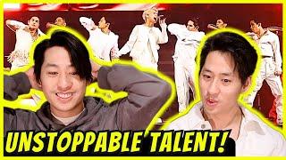 FIRST TIME REACTION TO SB19 AT ASIA ARTIST AWARDS 2023 WITH &TEAM | TWIN DANCERS REACT