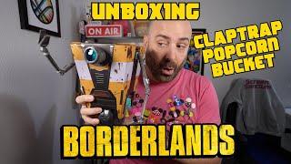 Borderlands Claptrap Popcorn Bucket | Unboxing