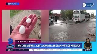 Fuertes tormentas en Mendoza: Luján, Junín, Tupungato y Potrerillos los más afectados