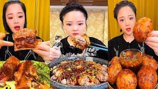 ASMR MUKBANG spicy Pork Bellly Soothing Sounds While Enjoying Delicious 먹방 모음이 팅쇼 리얼 사운드 #401