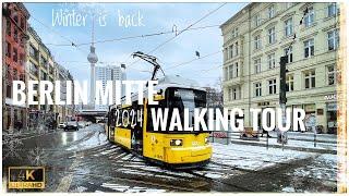 Berlin, Germany - 4K Winter Walking Tour In Snow ️ | Government District & Berlin Mitte - 2024