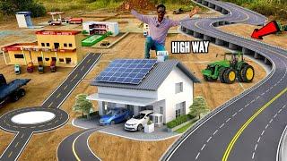 I Build Highway Road Using Rc Big Swaraj & John Deere Tractors