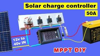 DIY charge controller for Solar Panel, MPPT Solar charge controller Homemade