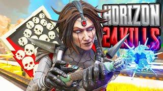 Horizon 24 KILLS and 5,300 Damage Apex Legends Gameplay Season 19