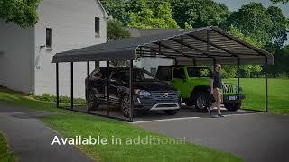 Arrow 20X20 Steel Carport Overview