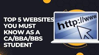 Top 5 Websites CA Student Must know