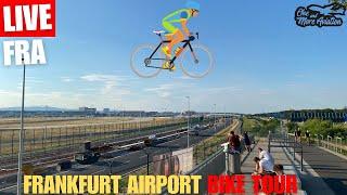Live Bike Tour Frankfurt Airport ‍️ | Spotterpoint's | Planespotting 