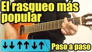 Como tocar ritmo/rasgueo pop, balada rock/balada rítmica en guitarra (Fácil, sin cejilla)