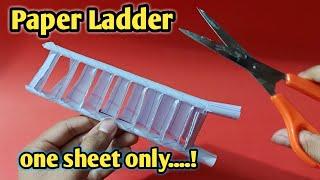 #87| How to make paper ladder with one sheet of paper | Diy paper ladder | large paper ladder