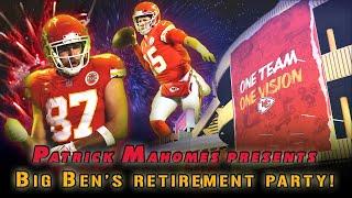 Patrick Mahomes presents Big Ben's Retirement Party