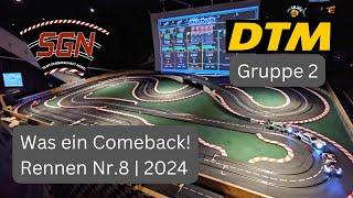 Was ein Comeback! | Ganzes Rennen | DTM-AM Gruppe 2 | Nr.8 2024 | Slot-Gemeinschaft Nord